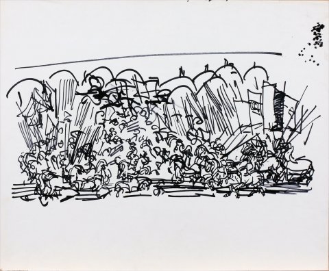 skica za scenografiju